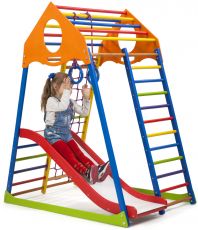 Дитячий спортивний комплекс SportBaby KindWood Color Plus 1